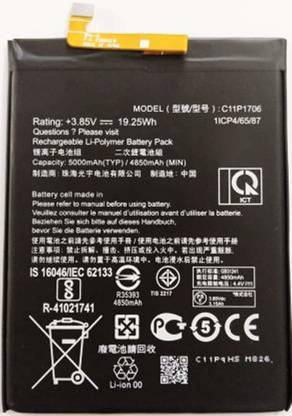 Asus Zenfone Max Pro M1 Inch ZB601KL Battery Orignal (Model- C11P1706)5000mAh with months