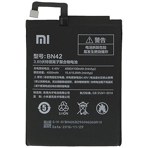 Xiaomi Redmi Battery Original (Model-BN42) 4000mAh with months