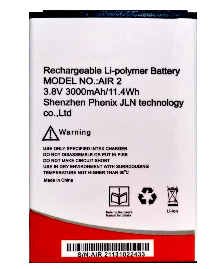 Intex Aqua S1 Battery original {Model:BR2385CA} 3000mAh with