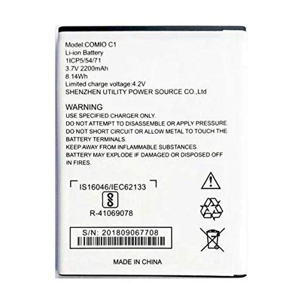 Comio C1 Battery Original (Model-Comio C1) 2200 mAh with