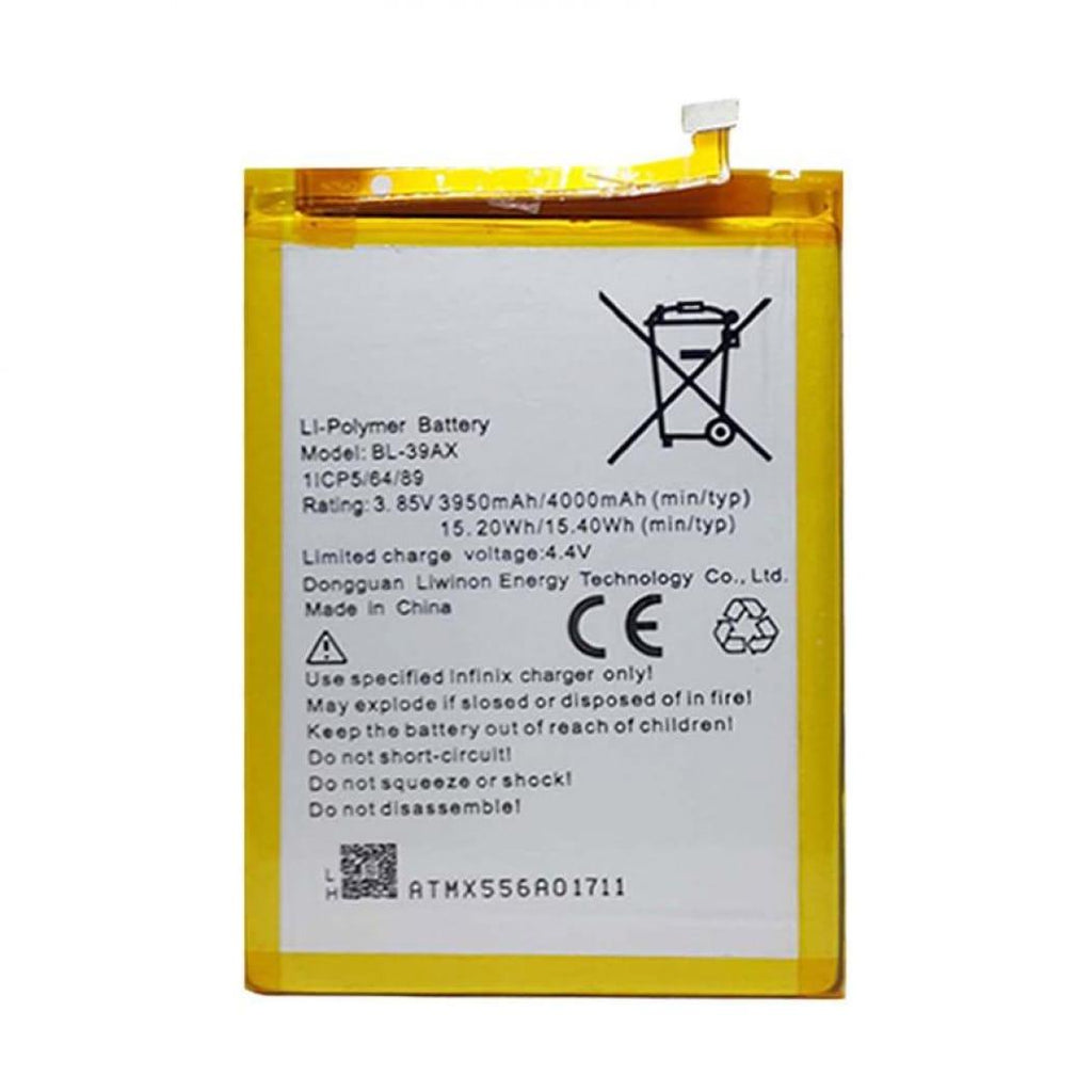 Infinix Hot Pro Battery Orignal (Model-BL-39AX)4000mAh with months