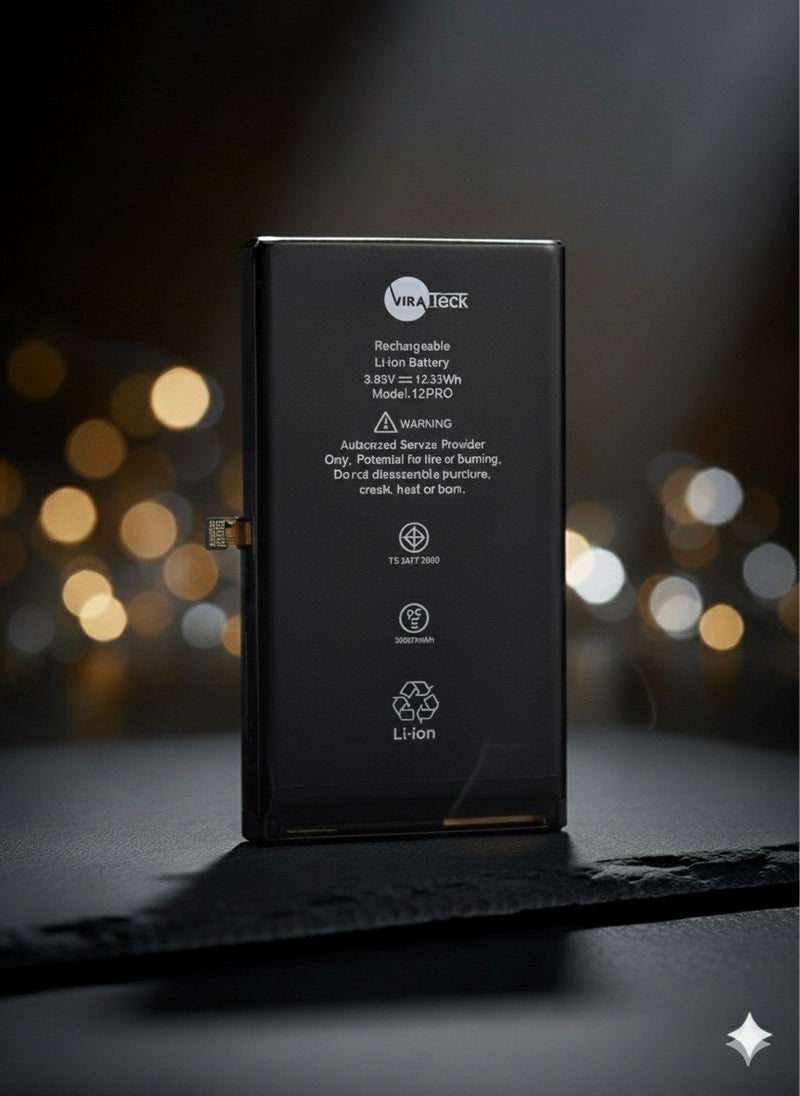 Virateck's Iphone original battery for 12/12 pro with No unknown part message