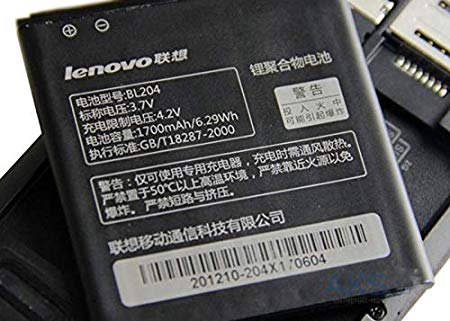 Lenovo A765E battery original {Model: BL204} 1700mAh with 3 months warranty