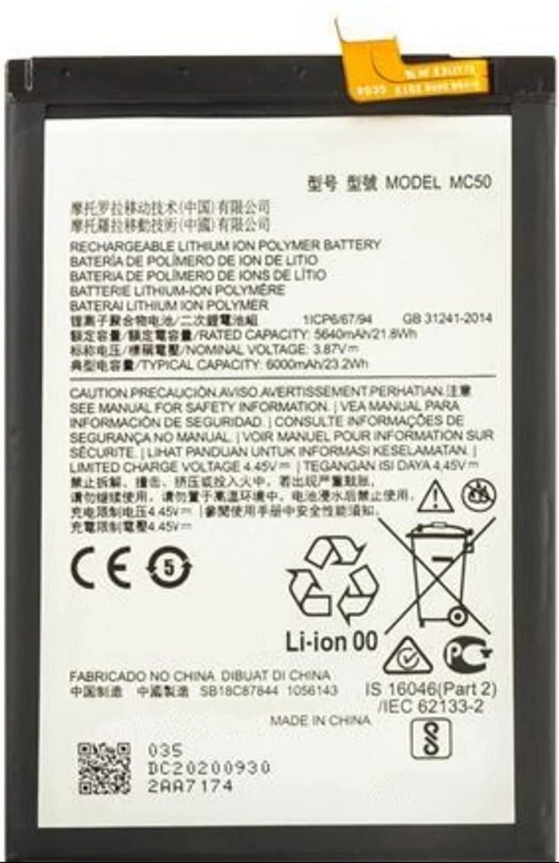 Motorola Moto G9 Power Battery Original {model:MC50} 6000mAh with Warranty