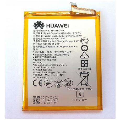 Original HUAWEI HB386483ECW+ battery for G9 PLUS
