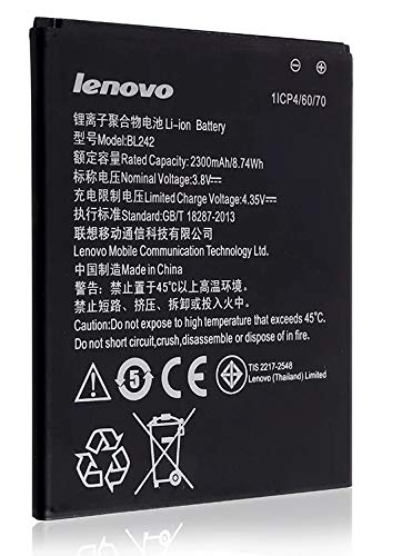 Lenovo A6010 battery original {Model: BL242 } 2300mAh with 3 months warranty