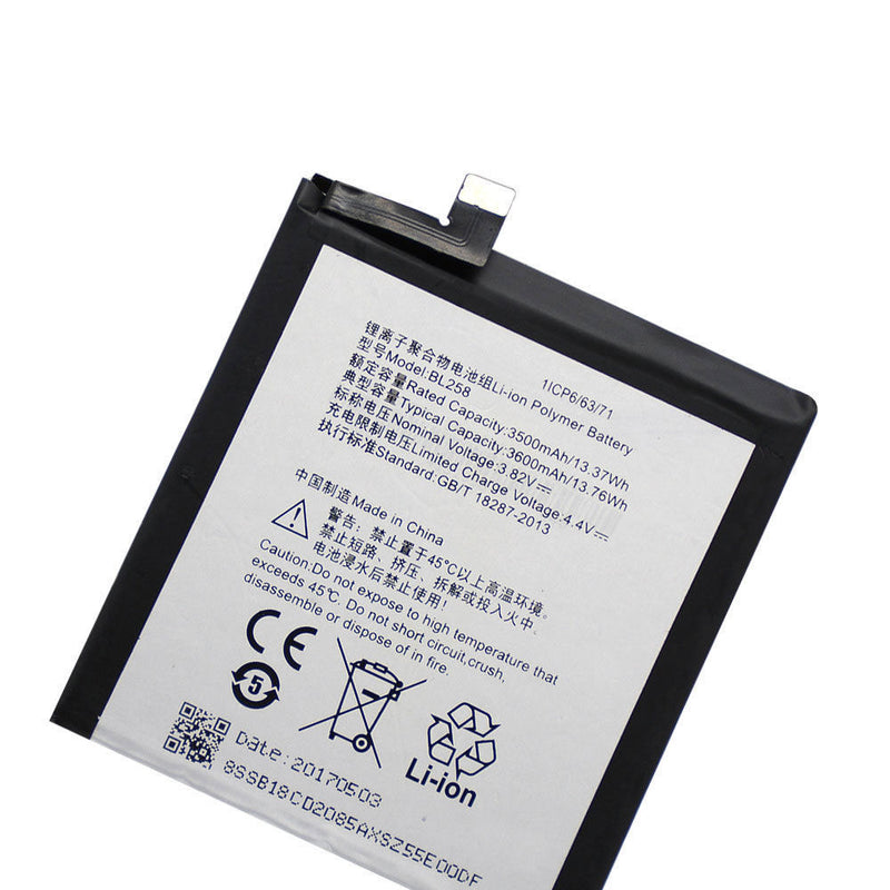 Lenovo Vibe X3C50 battery original {Model: BL258 } 3500mAh