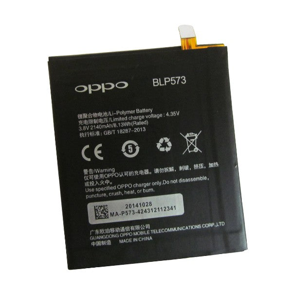 Oppo R6007 Battery Original (model-BLP573)2140mAh with 3 months warranty.