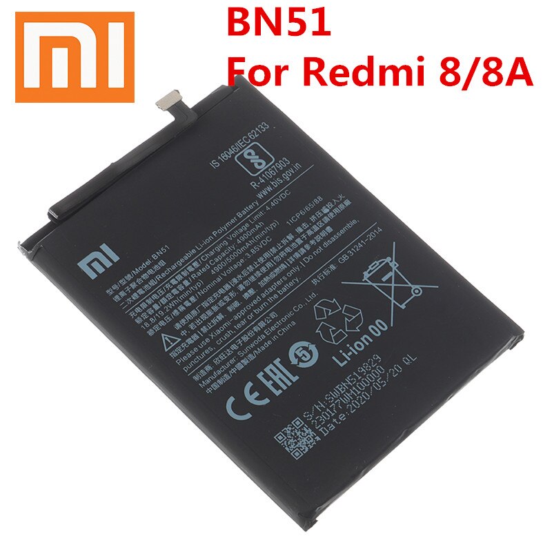 Xiaomi Mi Redmi 8A battery original (BN51) 5000mAh with Warranty