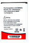 Intex Aqua T1 Lite Battery original {Model:BR22023UL} 2200mAh 3.8v with 3 Months Warranty