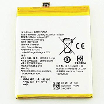 Huawei Honor Enjoy 5 TIT-AL00 CL10 battery original {Model: HB526379EBC} 4000mAh