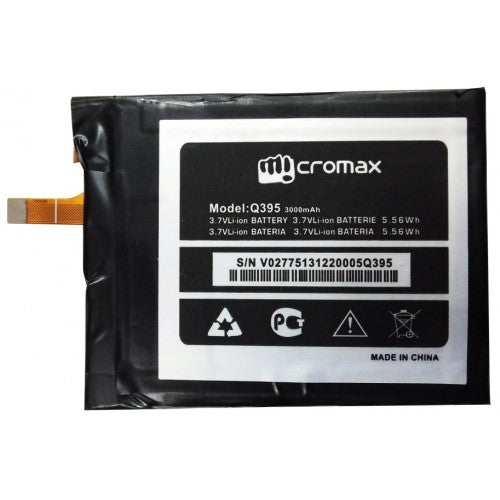 Micromax Canvas Amaze Battery Original {Model:Q395} 2000mAh 3.7v with 3 Months Warranty