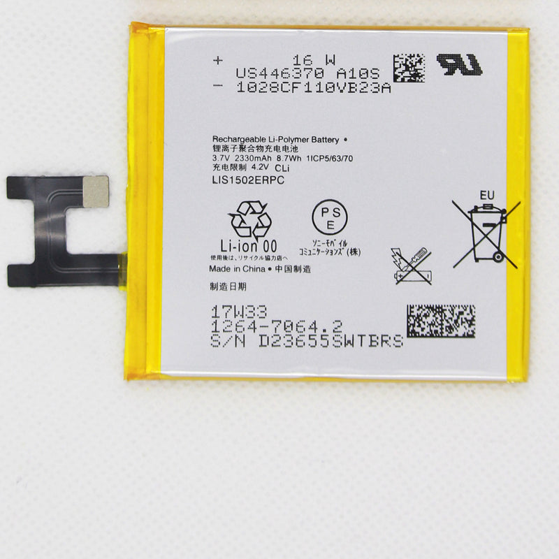 Sony Xperia Z  C6602 Battery original (Model-LIS1502ERPC)2330mAh 3.8v with 3 months warranty.