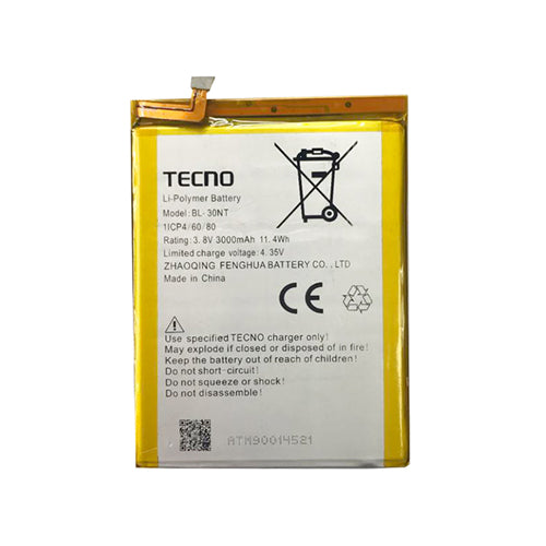 Tecno BL39CT Battery Original (Model-BL-39CT)4000mAh 3.8v with 3 months warranty.