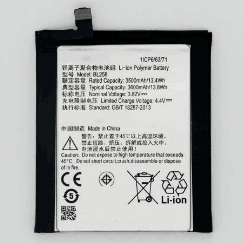 Lenovo Vibe X3C70 battery original {Model: BL258 } 3500mAh