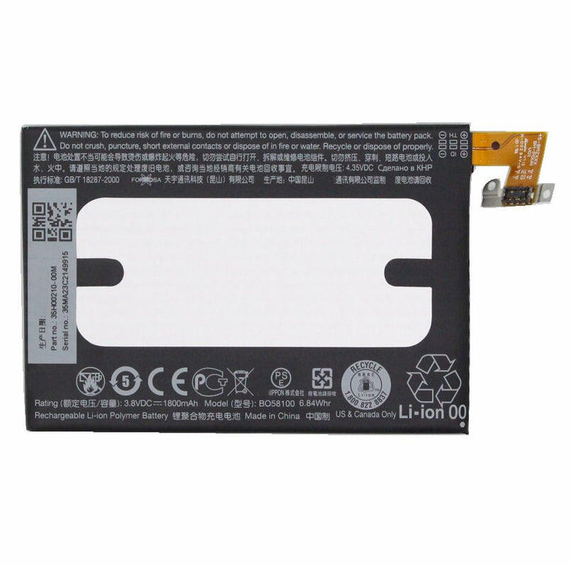 HTC One Mini M4 battery original 1800mAh 4.35V with 3 months warranty