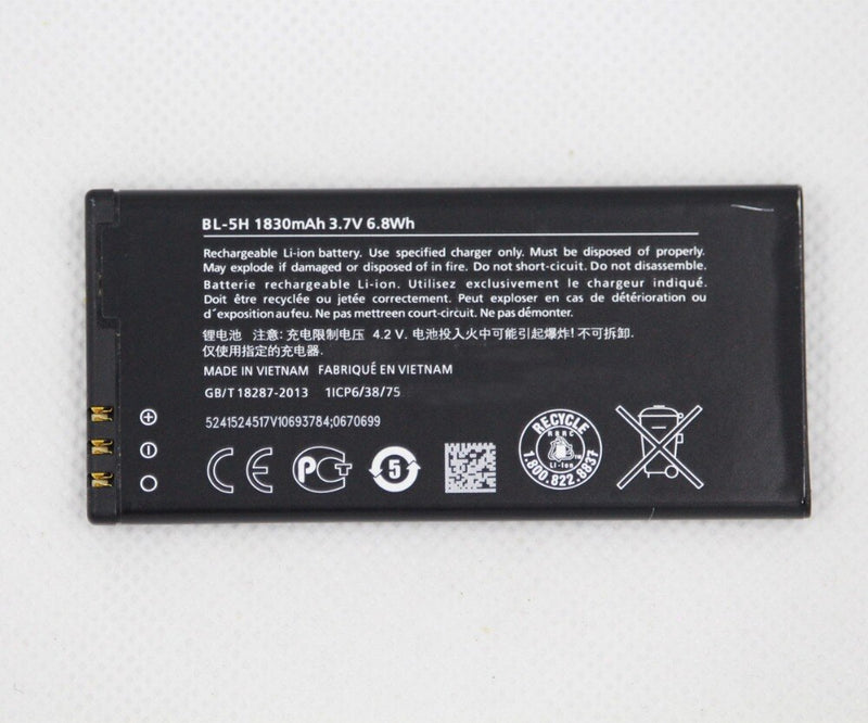 Nokia Lumia 630 battery original 1830 mAh 3.7v with warranty