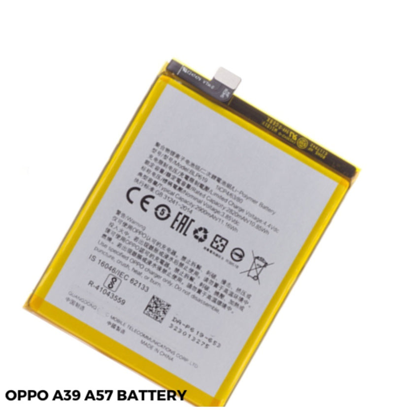 Oppo A57M Battery Original (Model-BLP619) 2820mAh with warranty