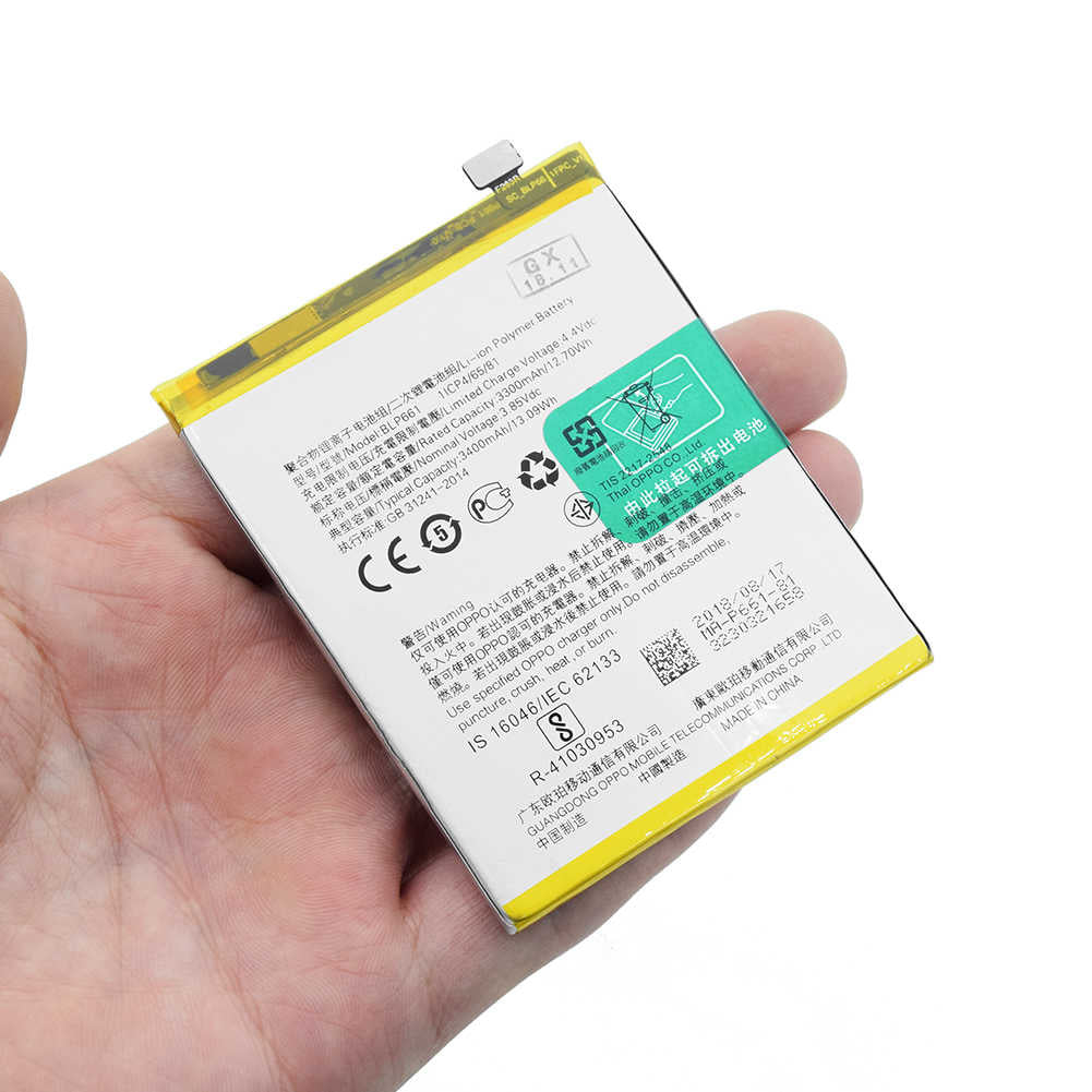 Oppo A3 Battery Original (Model-BLP661) 3400mah with warranty – Virateck