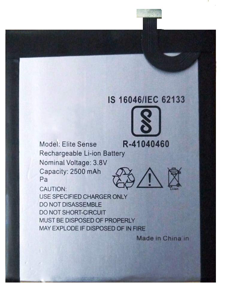 Swipe Elite Prime Battery original(Model-Elite Sense) 2500mAh 3.8v with 3 months warranty.