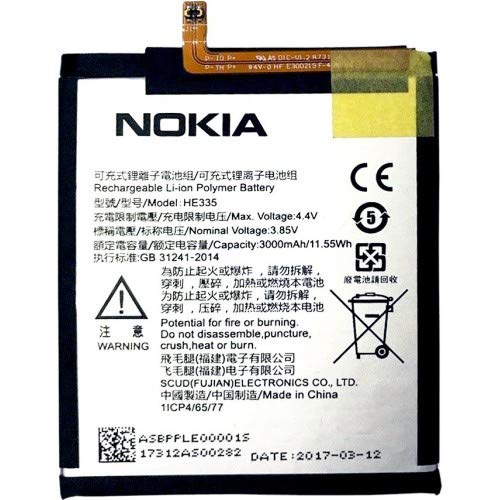 Nokia 6.1 battery original 3000 mAh 3.85v with warranty