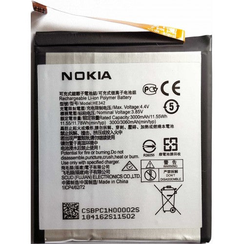 Nokia 6.1 Plus battery original 3000 mAh 3.85v with warranty
