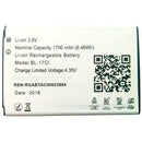 LYF Flame 3 Battery original (Model-BL-17CI) 1750mAh 3.8v with 3 months warranty.