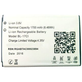 LYF Flame 3 Battery original (Model-BL-17CI) 1750mAh 3.8v with 3 months warranty.
