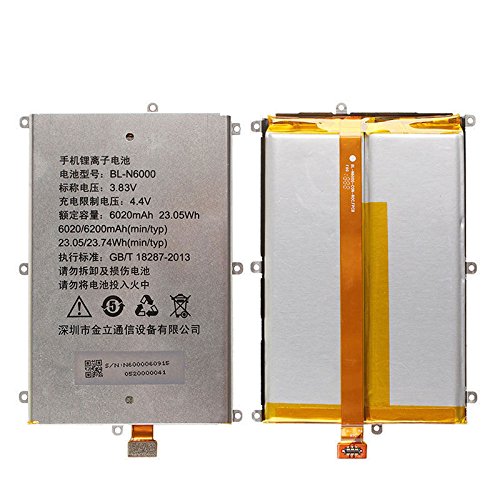 Gionee M5 Marathon battery original {Model: BL-N6000} 6200mAh