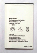 Swipe Elite 3 Battery original(Model-Elite 3) 2500mAh 3.7 V with 3 months warranty.
