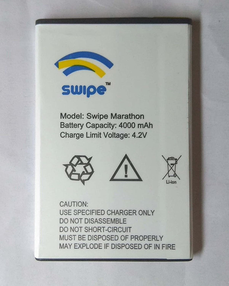 Swipe Marathon Battery original(Model- Swipe Marathon) 4000mAh 4.2v with 3 months warranty.