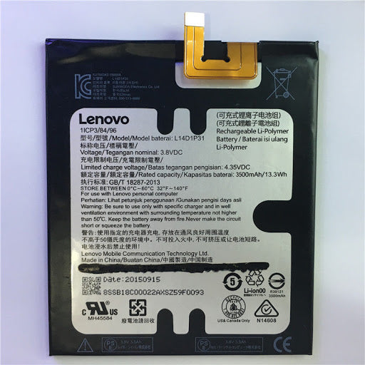 Lenovo Phab Plus PB1-770N battery original {Model: L14D1P31} 3500mAh with 3 months warranty