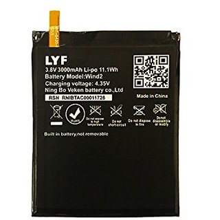 Lyf Reliance Wind 2 Battery original (Model-LS6001) 3000mAh 3.8v with 3 months warranty.